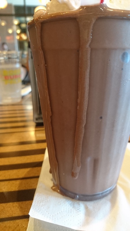 Dark Chocolate Shake Close-Up