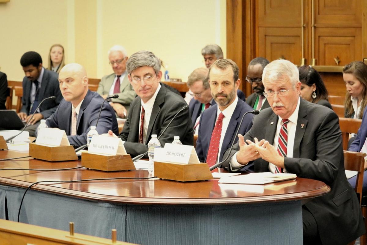  The Honorable Bruce J. Walker, Dr. John Sarrao, Mr. Robert Gramlich, and Dr. Joseph A. Heppert