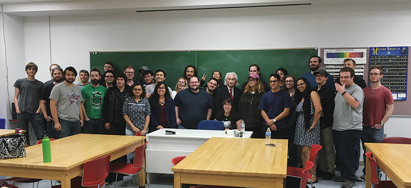  A group photo of the University of Nevada Sigma Pi Sigma chapter. Photo by Jason Steffen.