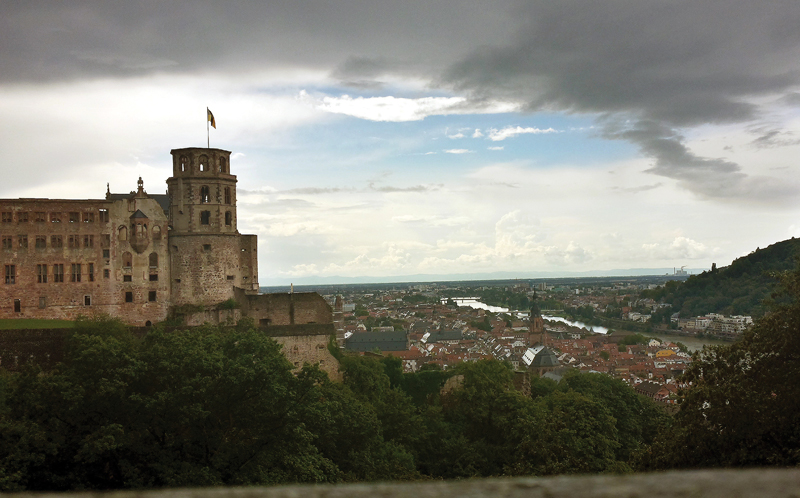 The view from the castle of Heidelberg. Photo by Helen Meskhidze.