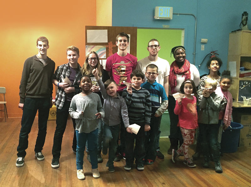 &quot;Airplane Day” at the Hampden Family Center Science Friday. Photo courtesy of Towson State University.