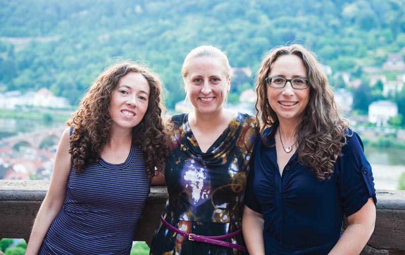  Drs. Jackie Faherty, Emily Rice and Kelle Cruz. Photo courtesy of Victoria DiTomasso