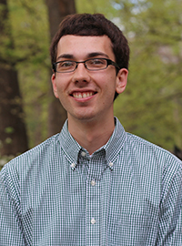 Award recipient Matthew Huber. Photo courtesy of Rhodes College.