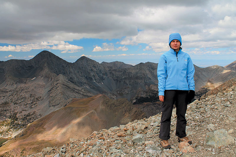 When she’s not working, Gearba-Sell enjoys hiking in the Rocky Mountains.