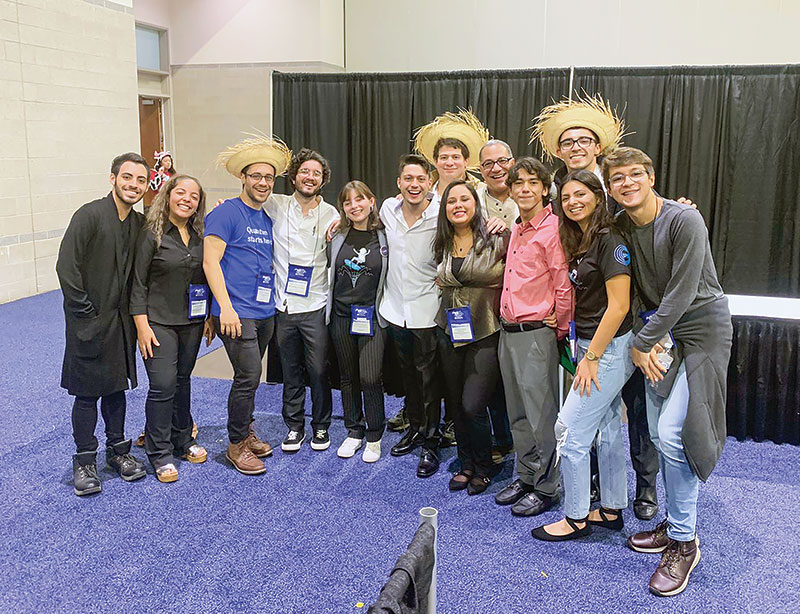 Members of the University of Puerto Rico, Mayagüez SPS chapter at PhysCon 2019. 