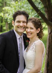 Tunay Tunca and Catherine Meyers on their big day. Photo by Ken Luallen.