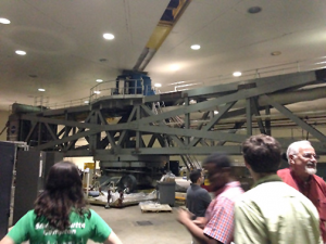 A view of Goddard's massive centrifuge. I couldn't fit the whole thing on one frame!