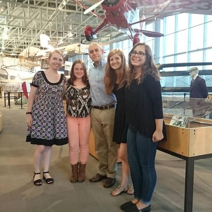 SPS Interns with Brad and Airplanes!