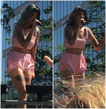 Melanie Martinez performing at the Pride concert