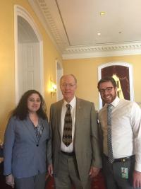  Sarah Monk, Congressman Bill Foster, and Sam Borer