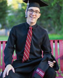 Joel Cannon, president of SPS-NMSU. Photo by Valeria Osollo.